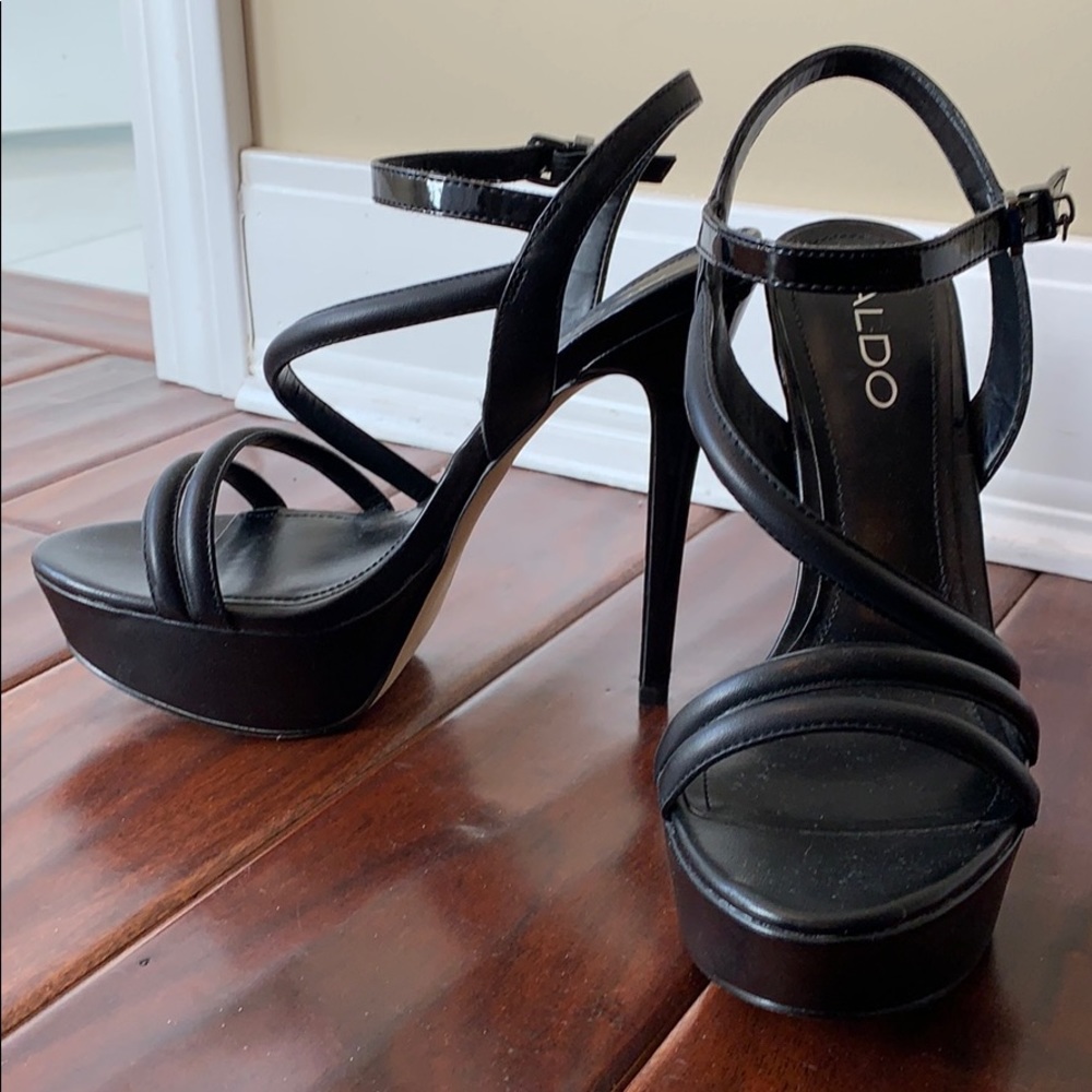 Black aldo sandals